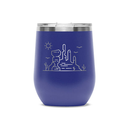 Personalized 12 oz Polar Camel Wine Tumbler - Etchified-Polar Camel®-LTM859