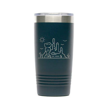 Personalized 20oz Stainless Steel Tumbler with Slider Lid - Etchified-Polar Camel®-LTM7261
