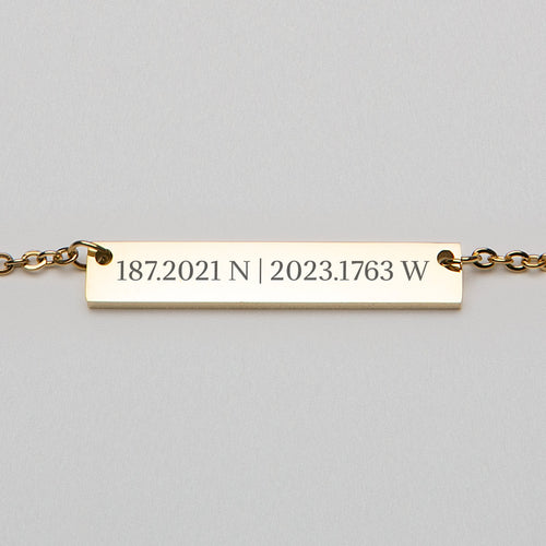 Personalized Bar Necklace - Etchified-Etchified-