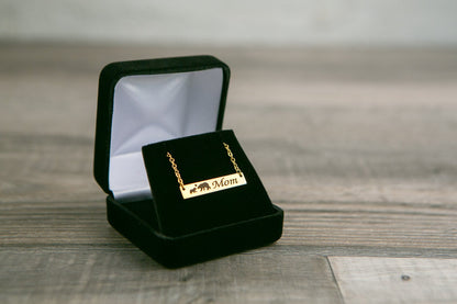Personalized Bar Necklace - Etchified-Etchified-