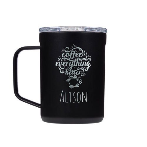 Personalized CORKCICLE® Coffee Mug 16 oz - Etchified-CORKCICLE®-ETC-GMLN-100604-100604-006