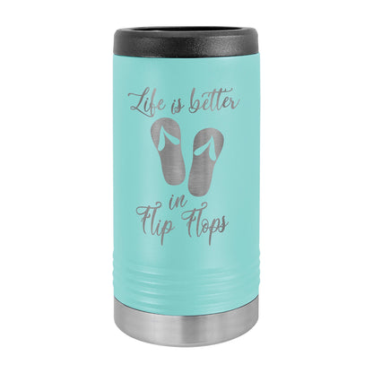 Personalized Polar Camel® 12oz Slim Insulated Beverage Holder - Etchified-Polar Camel®-LBH56