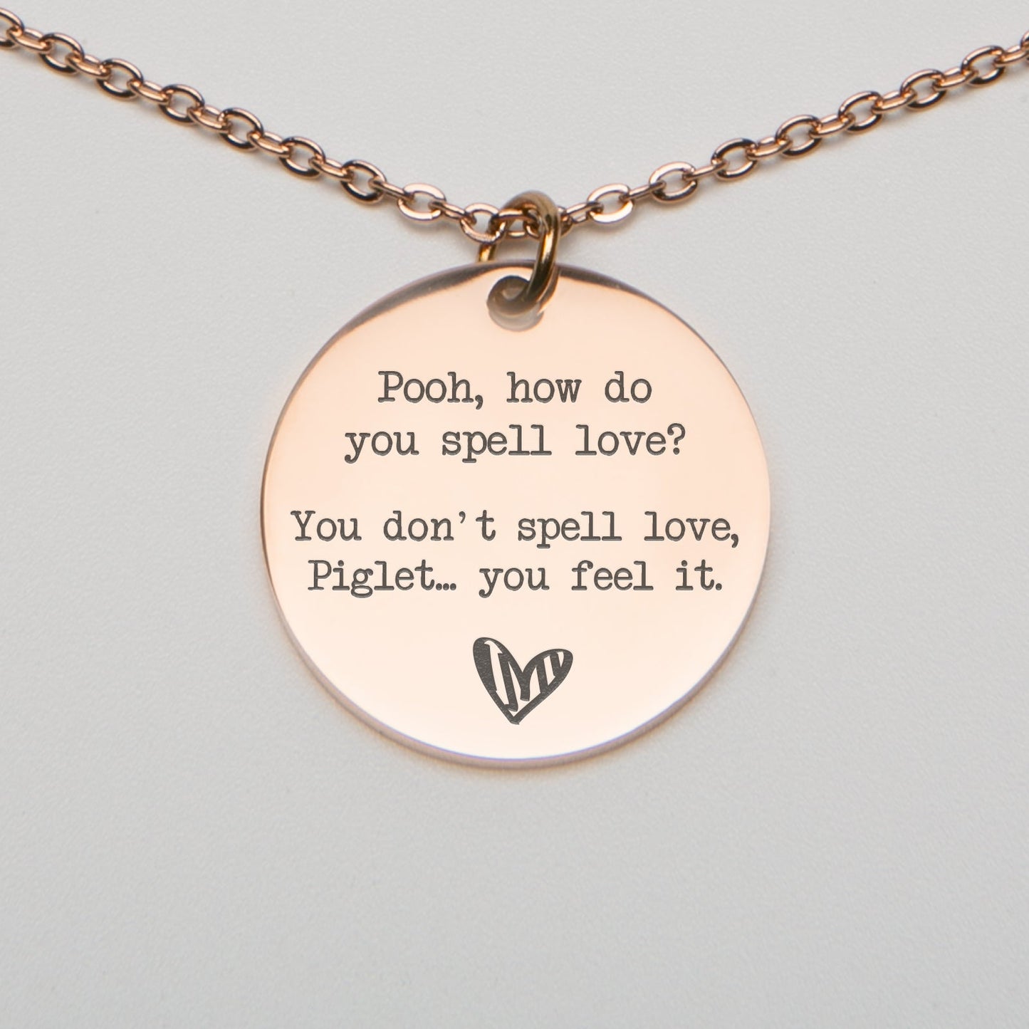 Personalized Round Necklace - Etchified-Etchified-