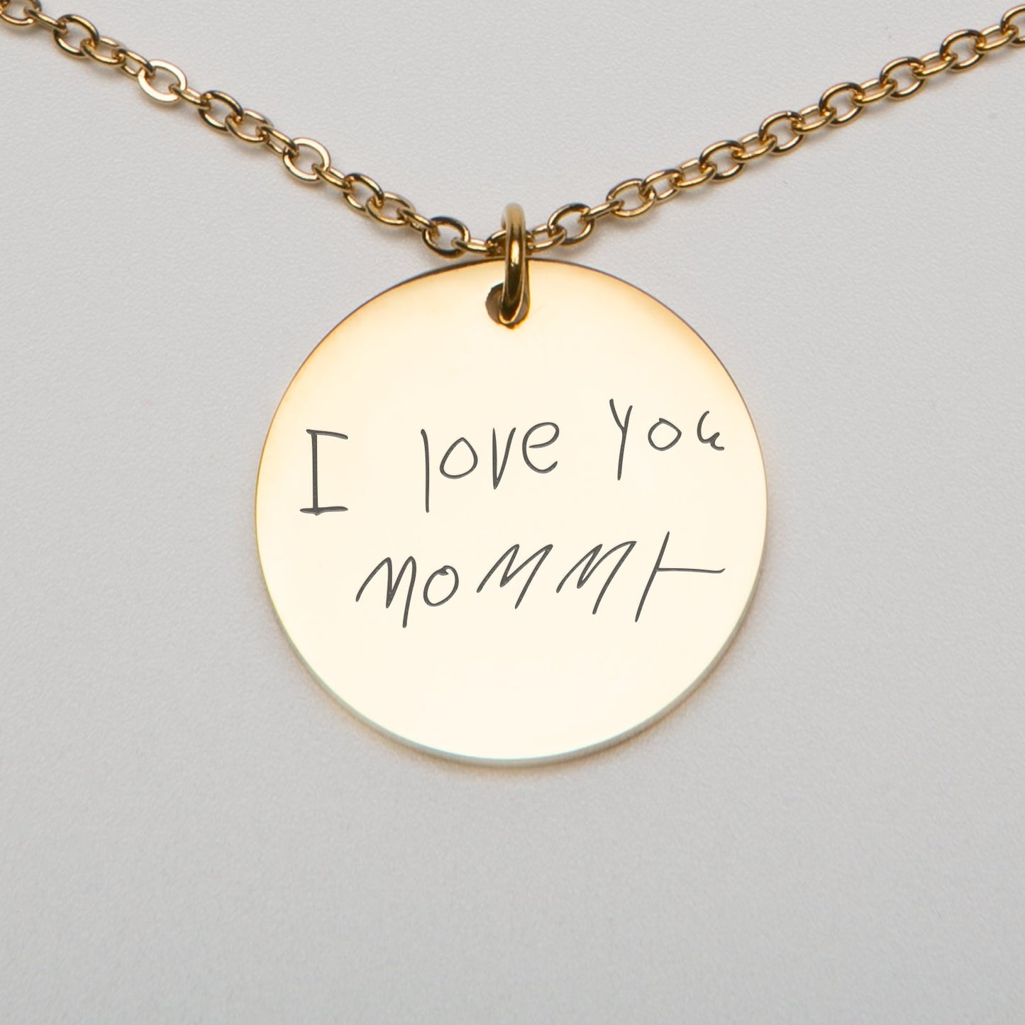 Personalized Round Necklace - Etchified-Etchified-