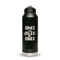 Personalized Stainless Steel 1L 32oz (1L) Bottle with Flip-Top Straw Lid - Etchified-Polar Camel®-LWB202
