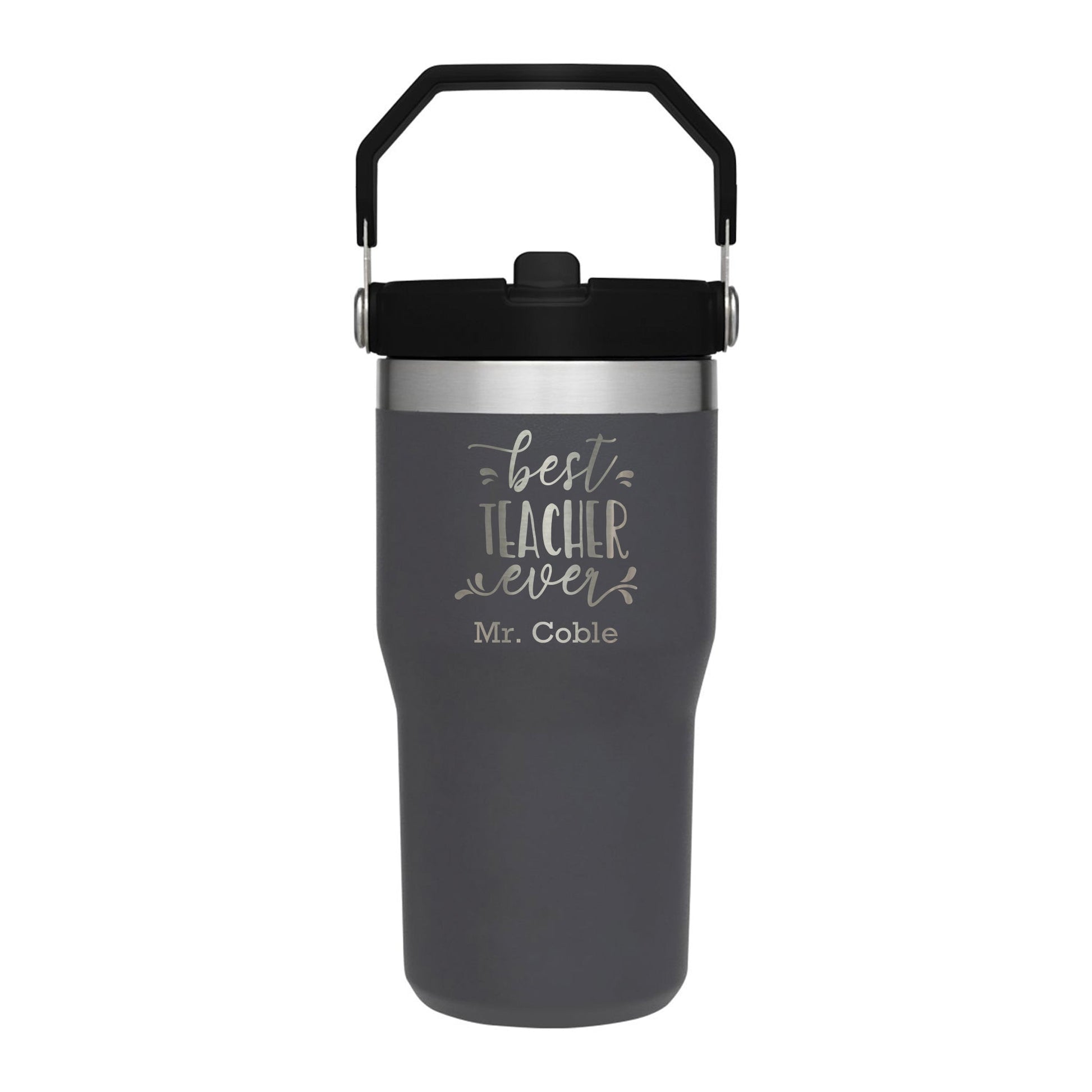 Personalized STANLEY® IceFlow™ Flip Straw Tumbler - 20 oz - Etchified-STANLEY®-1603-04CH