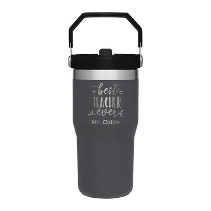 Personalized STANLEY® IceFlow™ Flip Straw Tumbler - 20 oz - Etchified-STANLEY®-1603-04LVDR