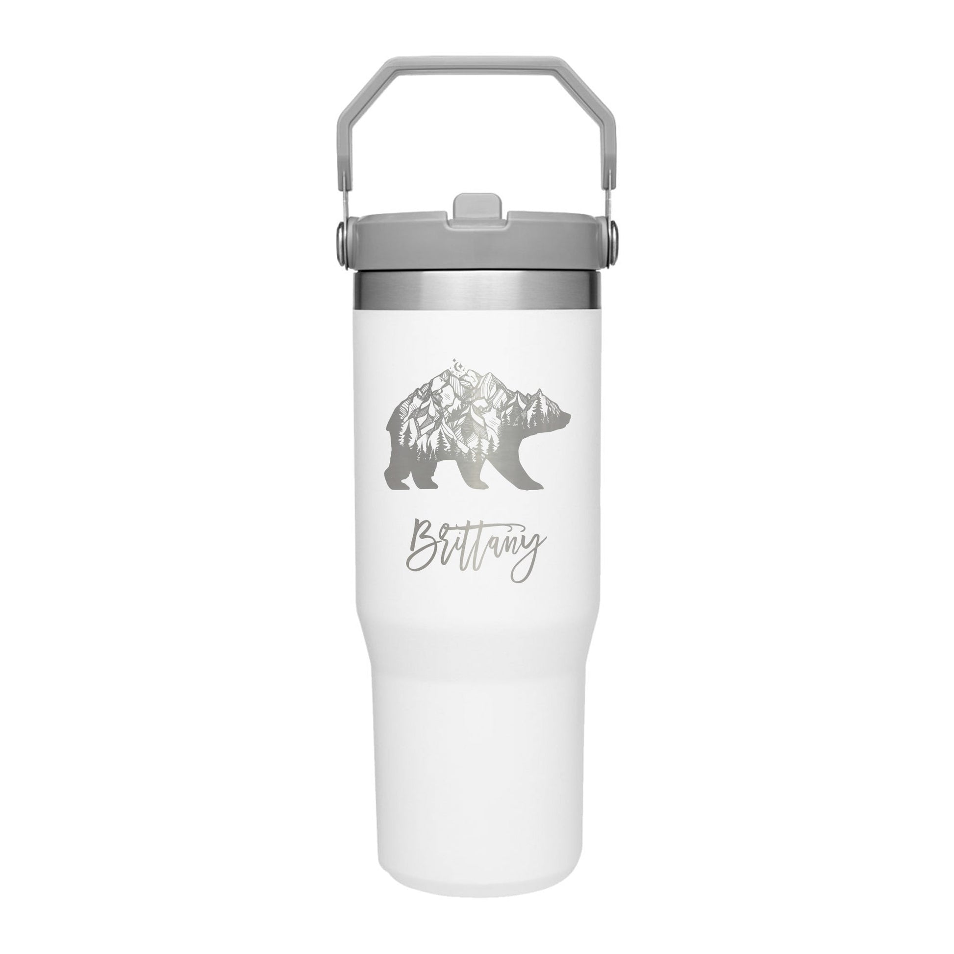 Personalized STANLEY® IceFlow™ Flip Straw Tumbler - 30 oz - Etchified-STANLEY®-1603-03PLR