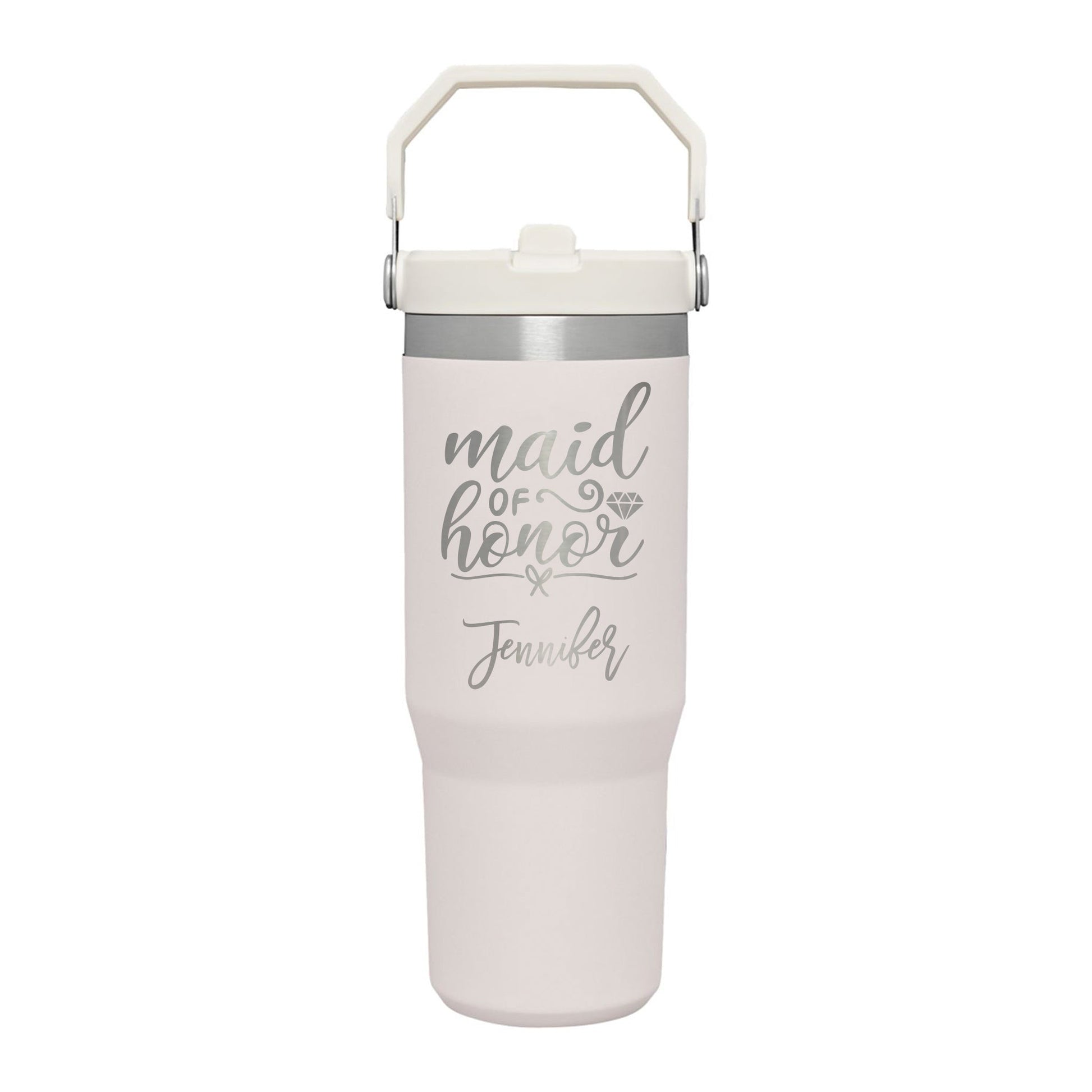 Personalized STANLEY® IceFlow™ Flip Straw Tumbler - 30 oz - Etchified-STANLEY®-1603-03RSQTZ