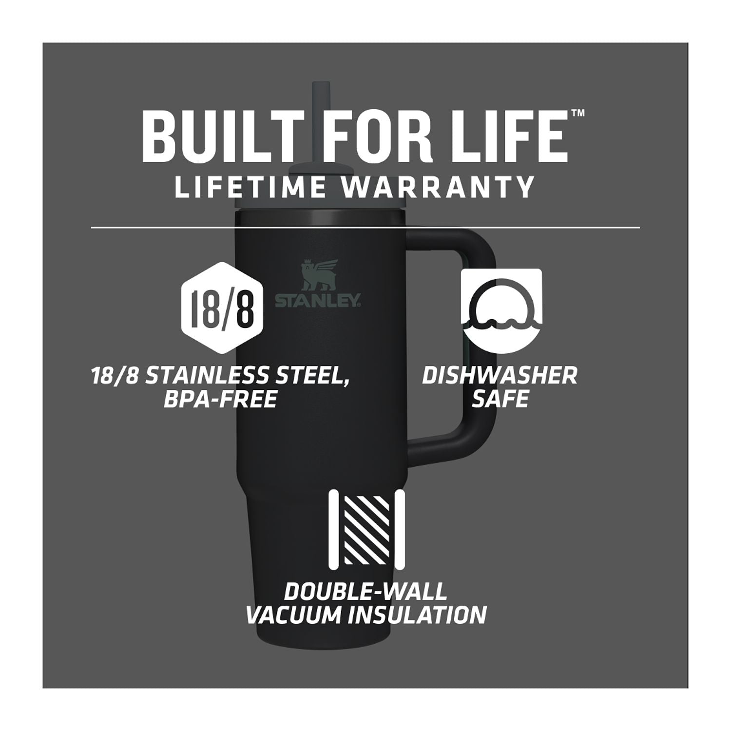 Personalized STANLEY® Quencher H2.0 FlowState™ Tumbler - 30 oz - Etchified-STANLEY®-1603-02CR