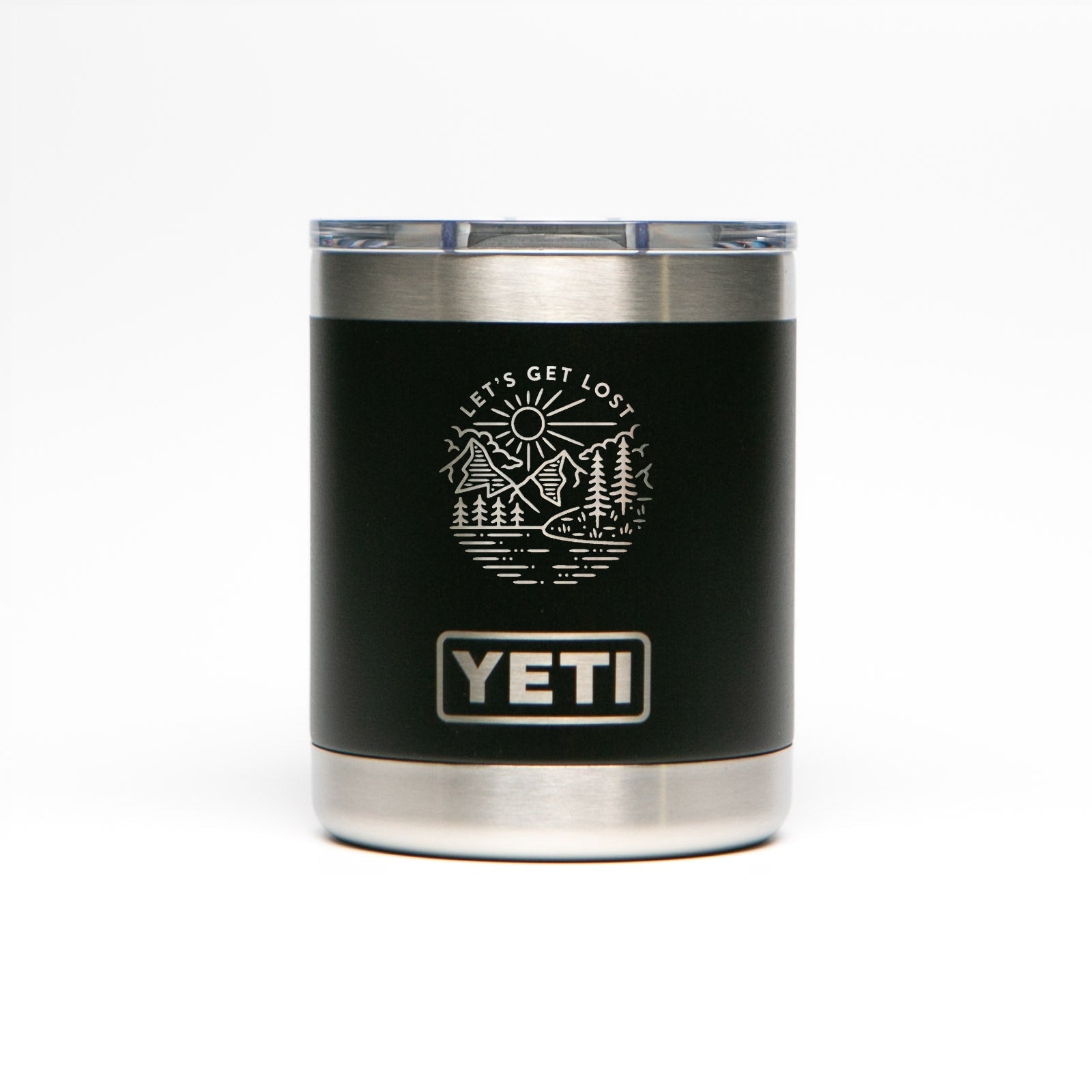 Personalized YETI® 10 oz Lowball Tumbler - Etchified-YETI®-YRAM10BLACK