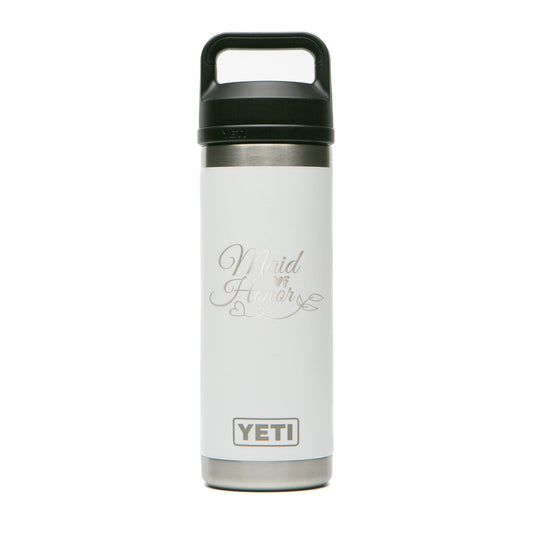Personalized Yeti Tumbler with Wedding Heart Design - Lazerworx