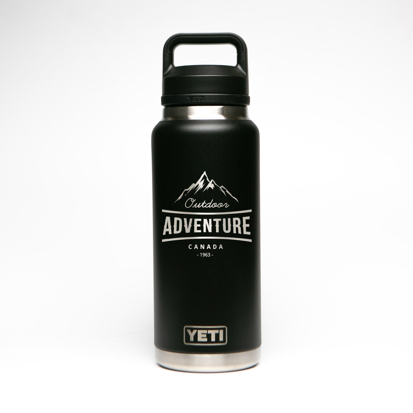Personalized YETI® 36oz (1L) Bottle with Chug Cap - Etchified-YETI®-YRAM36BLACK
