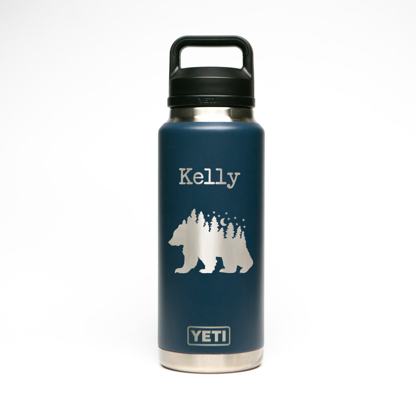 Personalized YETI® 36oz (1L) Bottle with Chug Cap - Etchified-YETI®-YRAM36NAVY