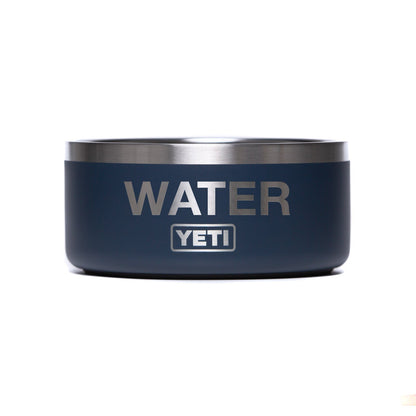 Personalized YETI® Boomer‚™ 8 Dog Bowl (8 Cups or 2L) - Etchified-YETI®-YBOOM8NAVY