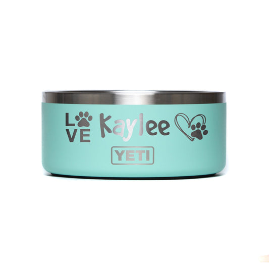 Personalized YETI® Boomer‚™ 8 Dog Bowl (8 Cups or 2L) - Etchified-YETI®-YBOOM8SEAFOAM