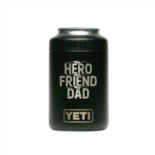 Personalized YETI® Rambler® 12 oz (355mL) Colster® Can Cooler - Etchified-YETI®-YCOL12BLACK