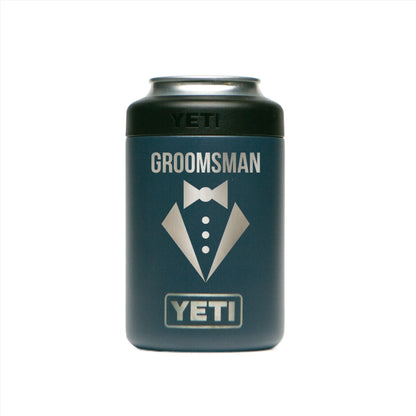 Personalized YETI® Rambler® 12 oz (355mL) Colster® Can Cooler - Etchified-YETI®-YCOL12NAVY