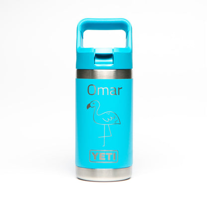 Personalized YETI® Rambler® 12 oz Jr. Water Bottle - Etchified-YETI-YRAMKID12BLUE