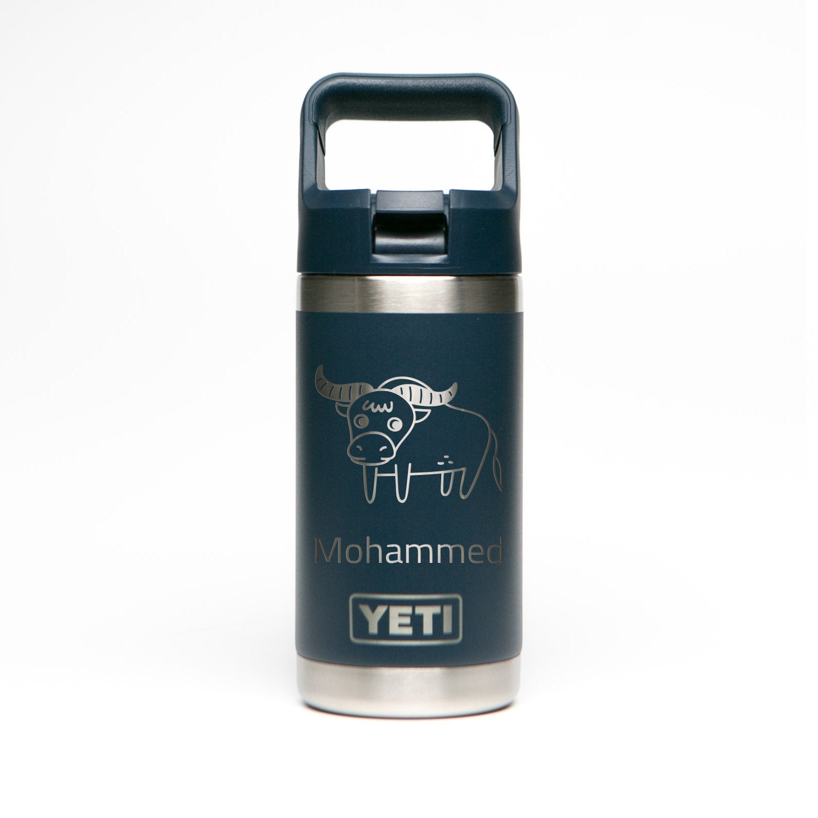 Personalized YETI® Rambler® 12 oz Jr. Water Bottle - Etchified-YETI-YRAMKID12NAVY