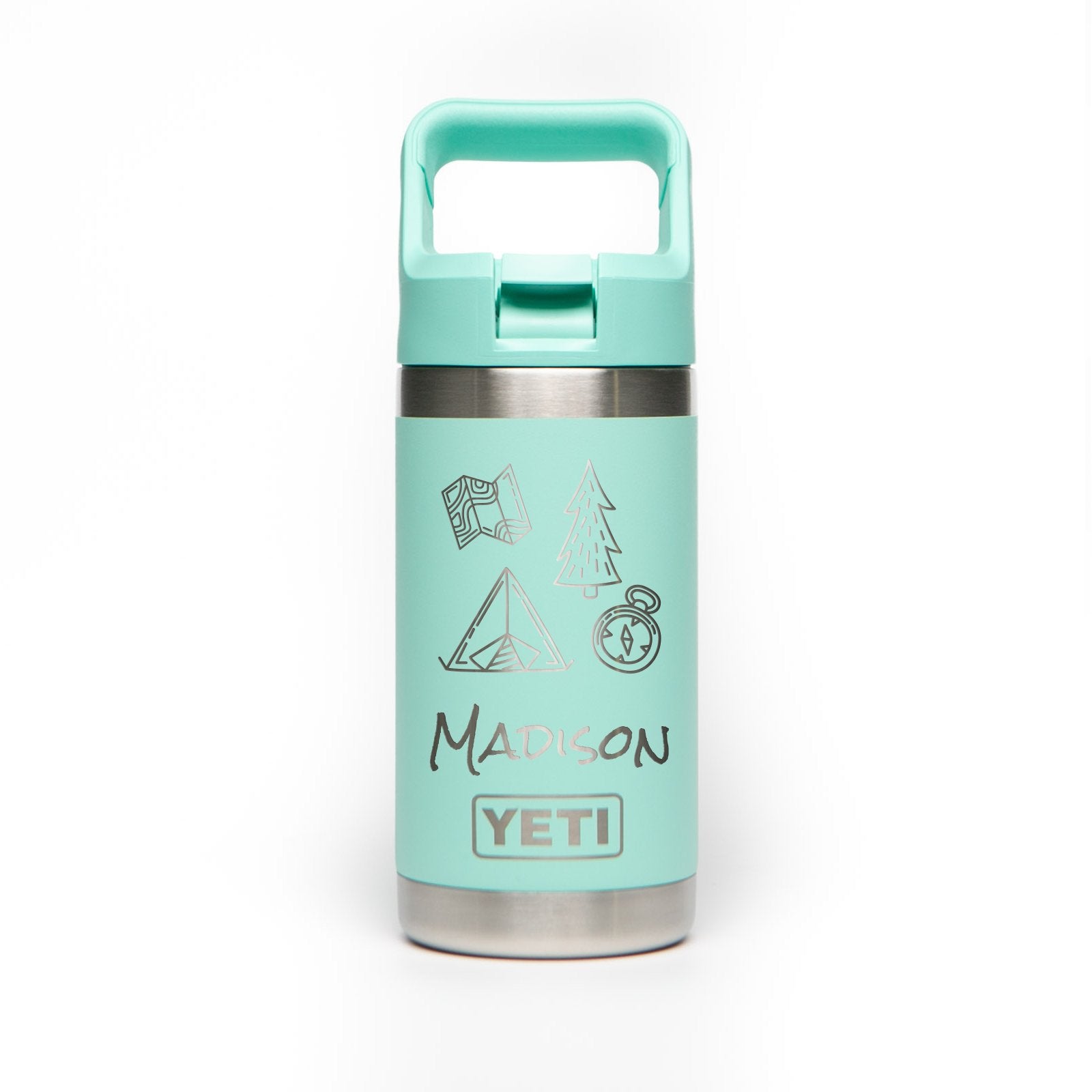 Yeti Rambler Bottle, Seafom, 12 Ounce