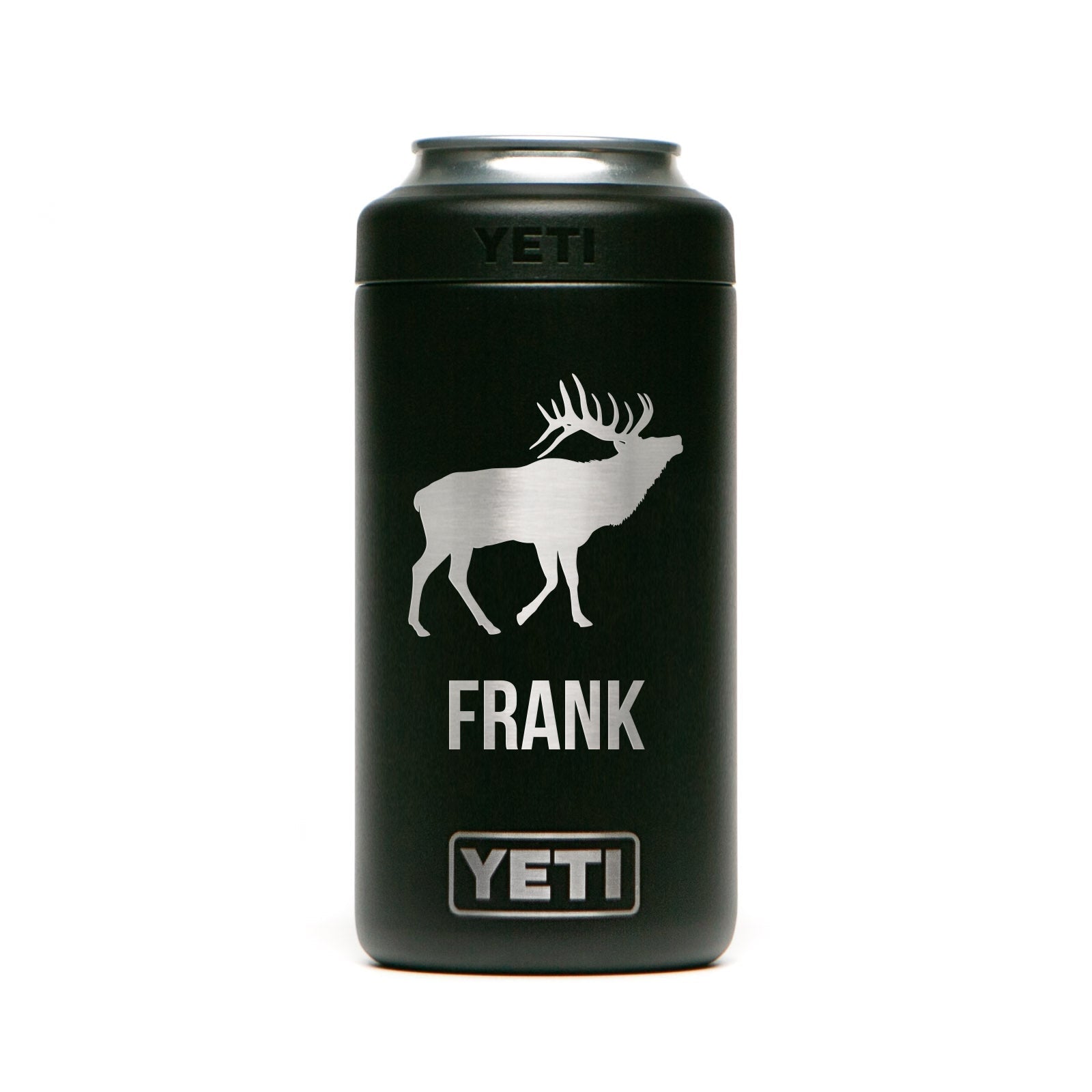 Personalized YETI® Rambler® 16oz (473mL) Colster® Can Cooler - Etchified-YETI®-YCOL16BLACK