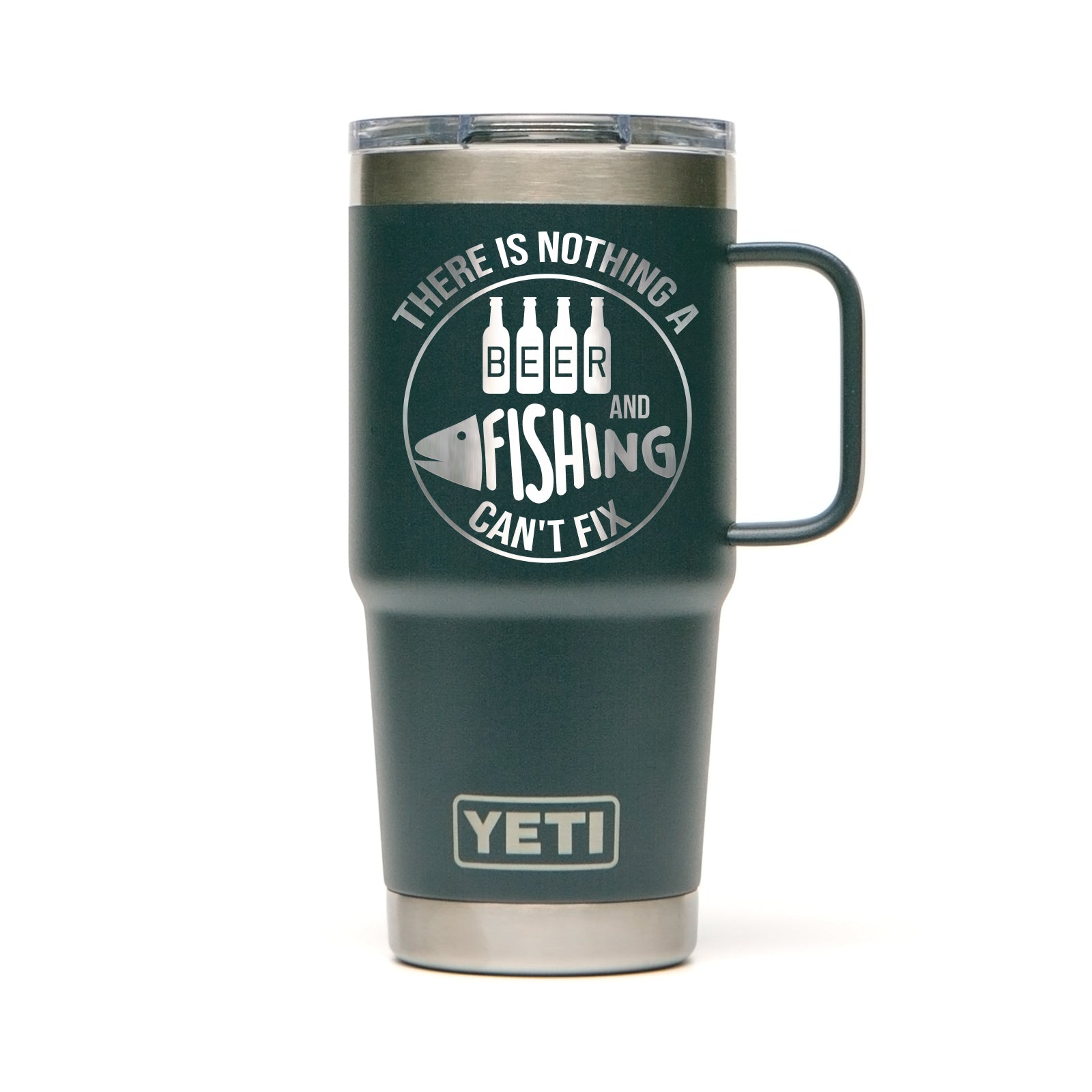 YETI Rambler 20 oz Travel Mug Navy