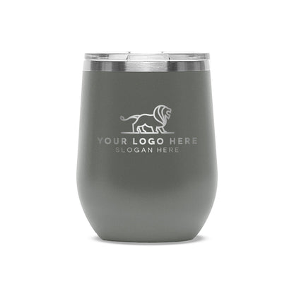 Wholesale Customized 12 oz Stainless Steel Wine Tumbler - Etchified-Etchified-WH_LTM860