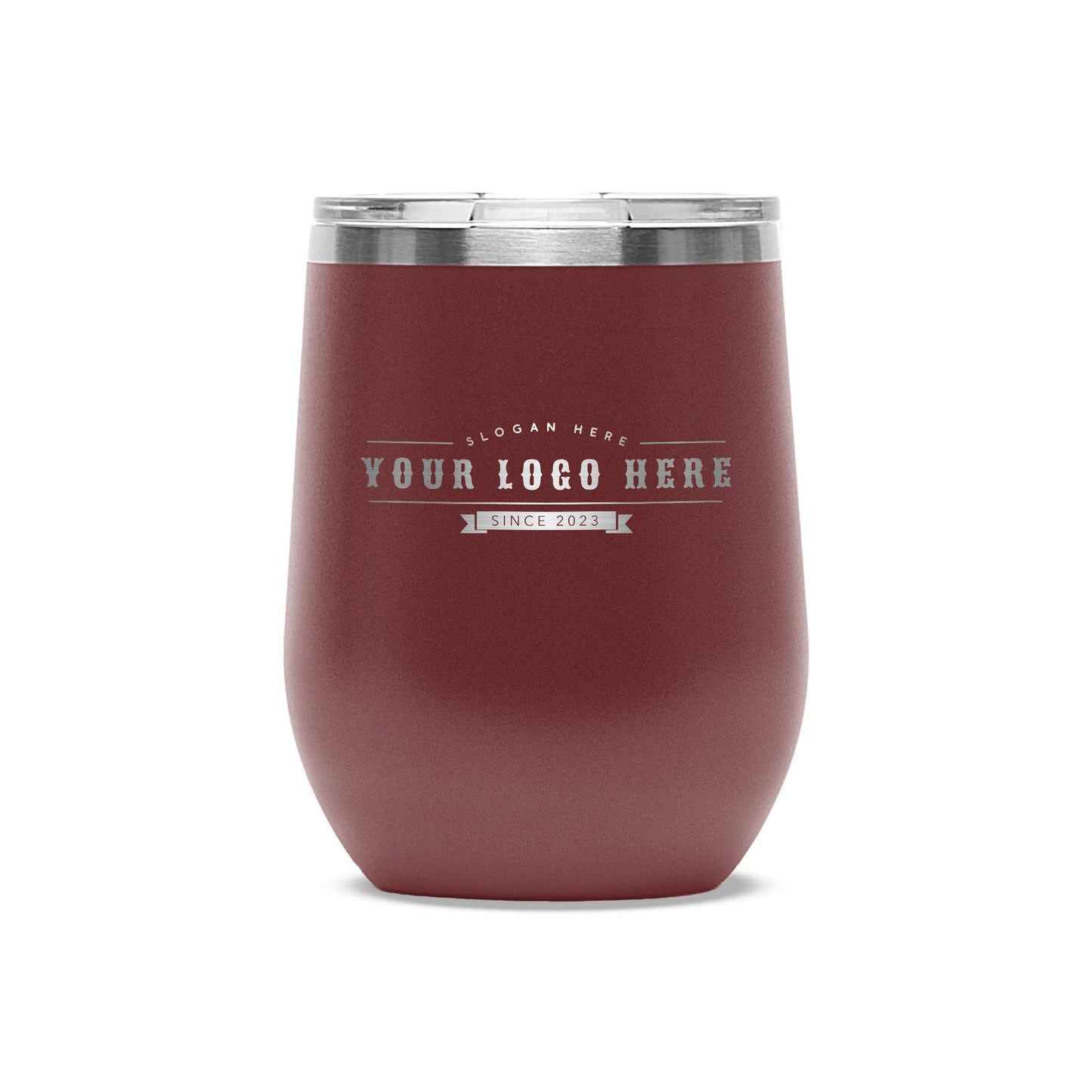 Wholesale Customized 12 oz Stainless Steel Wine Tumbler - Etchified-Etchified-WH_LTM863