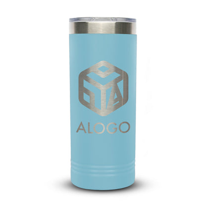 Wholesale Customized 22oz Stainless Steel Skinny Tumbler - Etchified-Etchified-WH_LTM7007