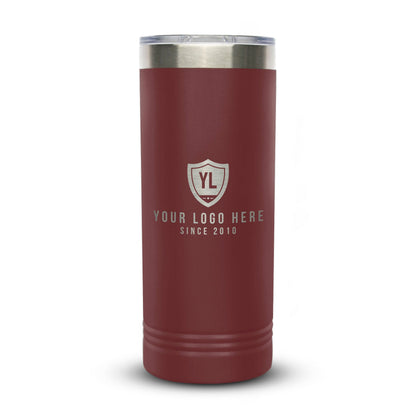 Wholesale Customized 22oz Stainless Steel Skinny Tumbler - Etchified-Etchified-WH_LTM7013