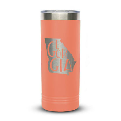 Wholesale Customized 22oz Stainless Steel Skinny Tumbler - Etchified-Etchified-WH_LTM7017